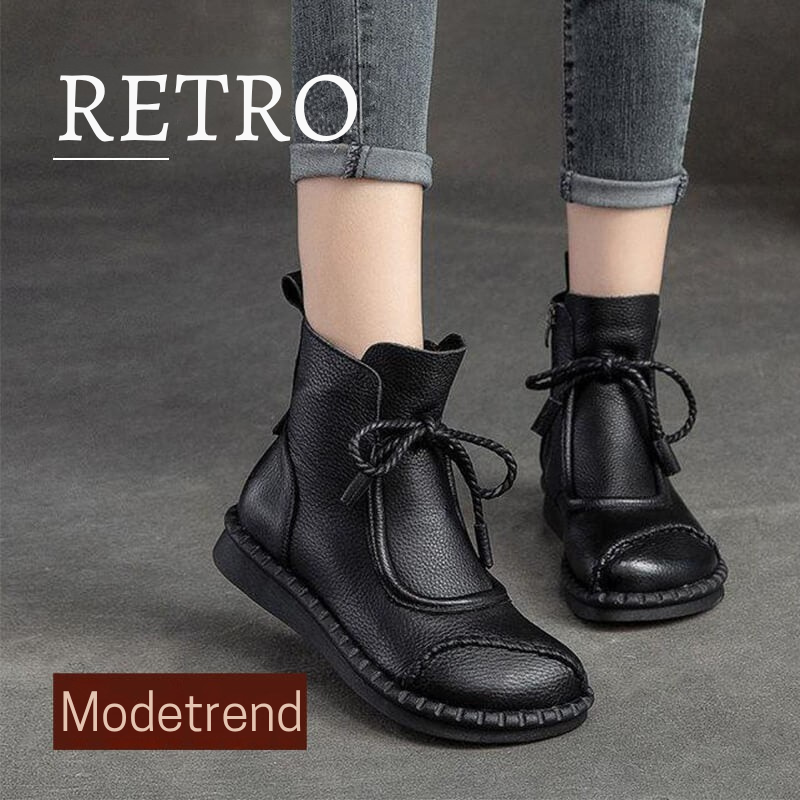Amber | Modische Damenstiefeletten, Vintage-Leder & stilvoll