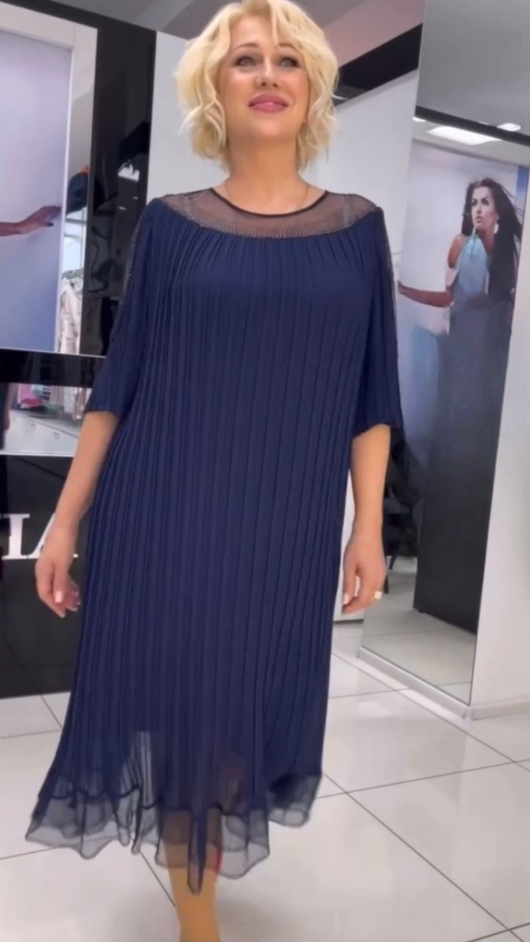 Dessie | Stilvolles Chiffonkleid für den Frühling