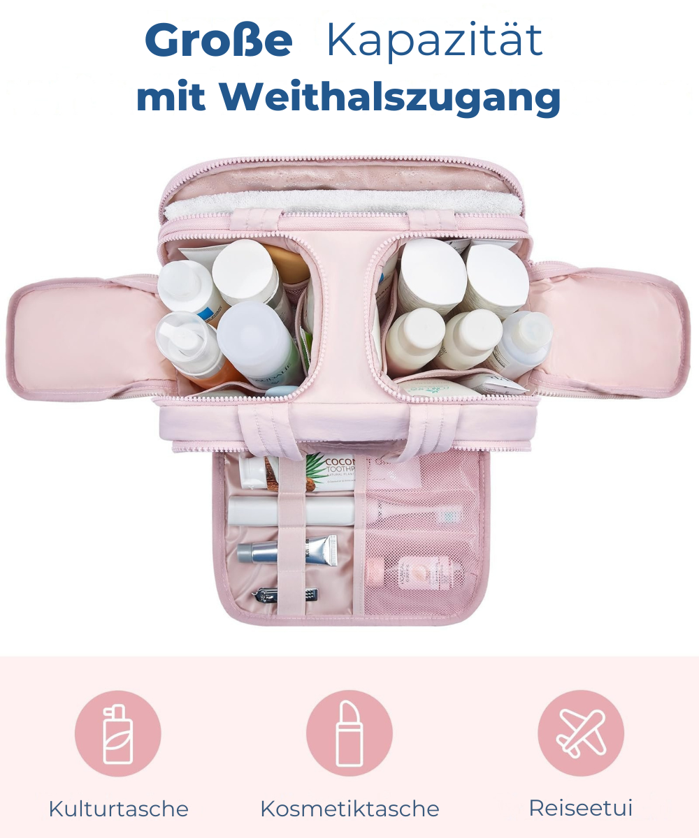 Loriene | Multifunktionales Daunen-Toilettenbeutel-Set