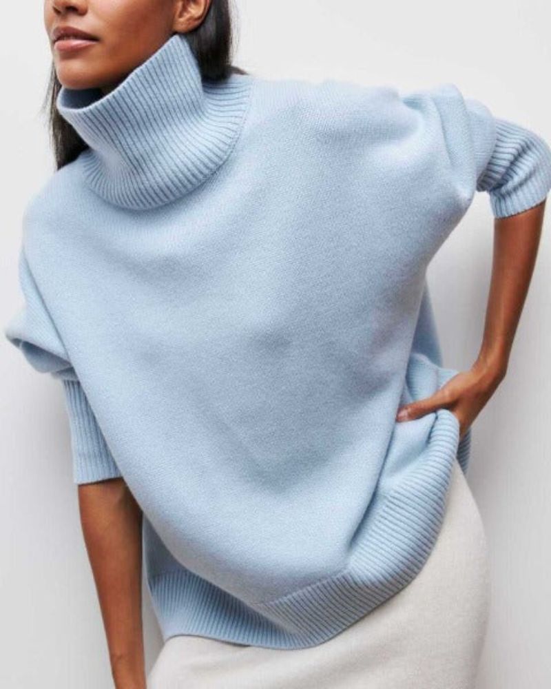 Olivia | Locker geschnittener Rollkragenpullover für Damen