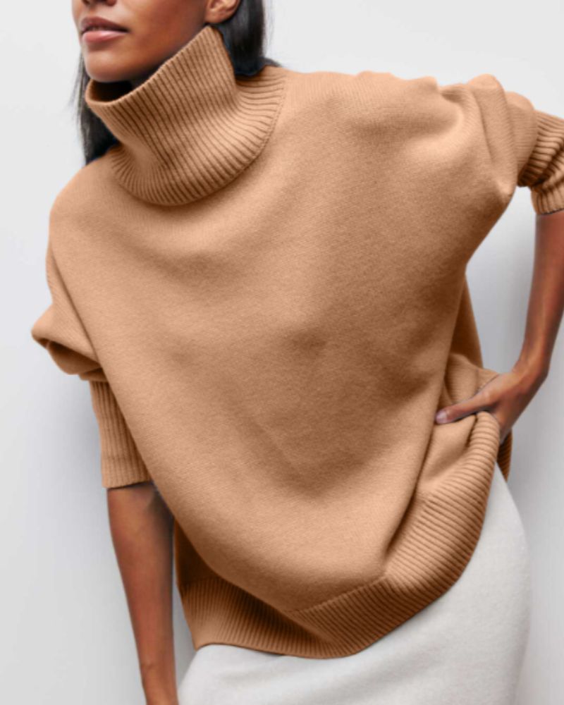Olivia | Locker geschnittener Rollkragenpullover für Damen