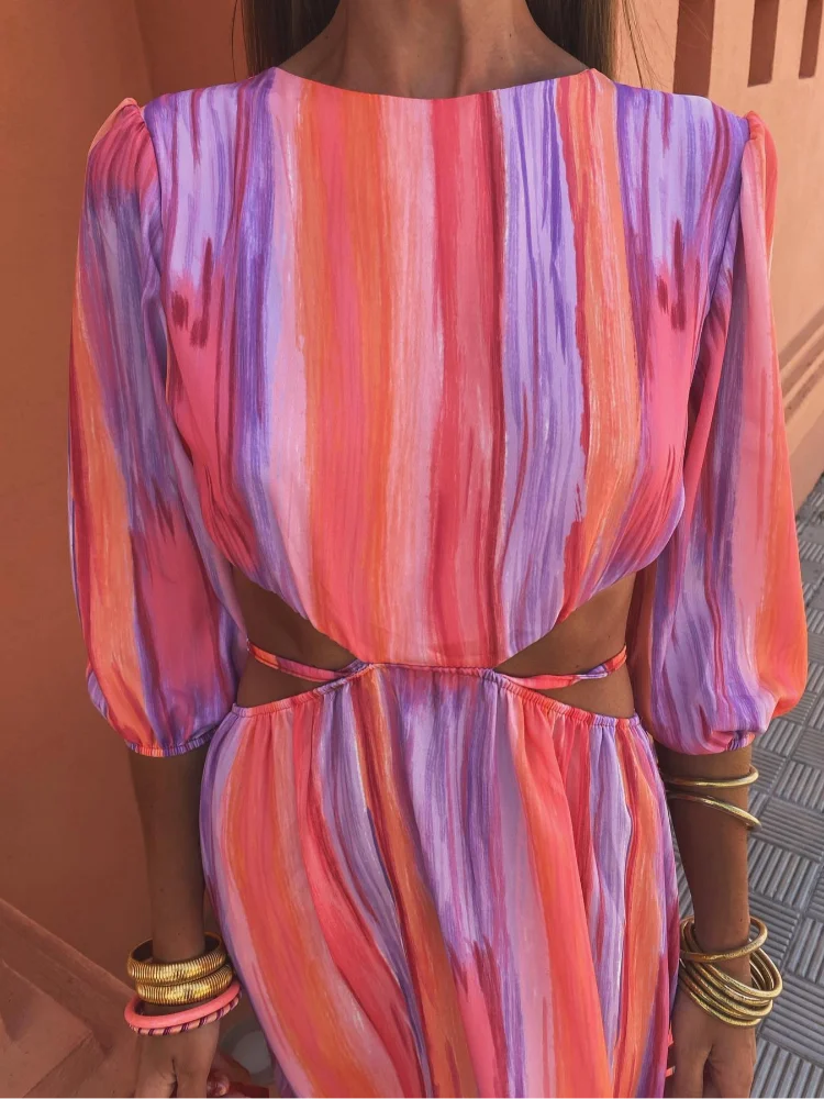 Savannah | trendiges Kleid mit eleganten Cut-Out-Details für den Abend