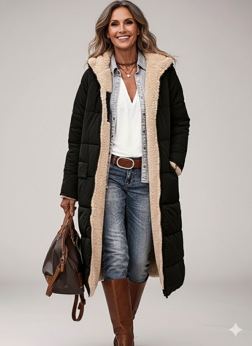 Keline | Wende-Wintermantel mit warmem Fleecefutter