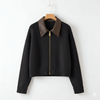 Jena | Vintage Strickjacke mit Reißverschluss