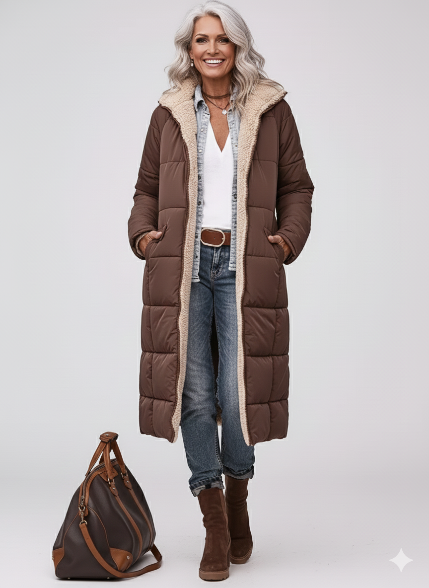 Keline | Wende-Wintermantel mit warmem Fleecefutter