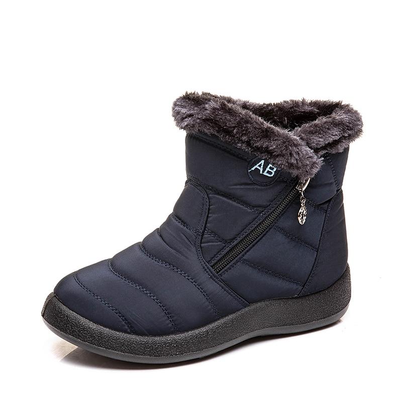 FrostGuard™ - Wasserdichter Winterstiefel - Blau / 35