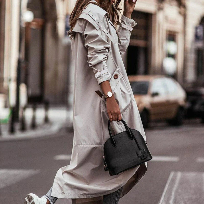 Clara | Kontrast Trenchcoat