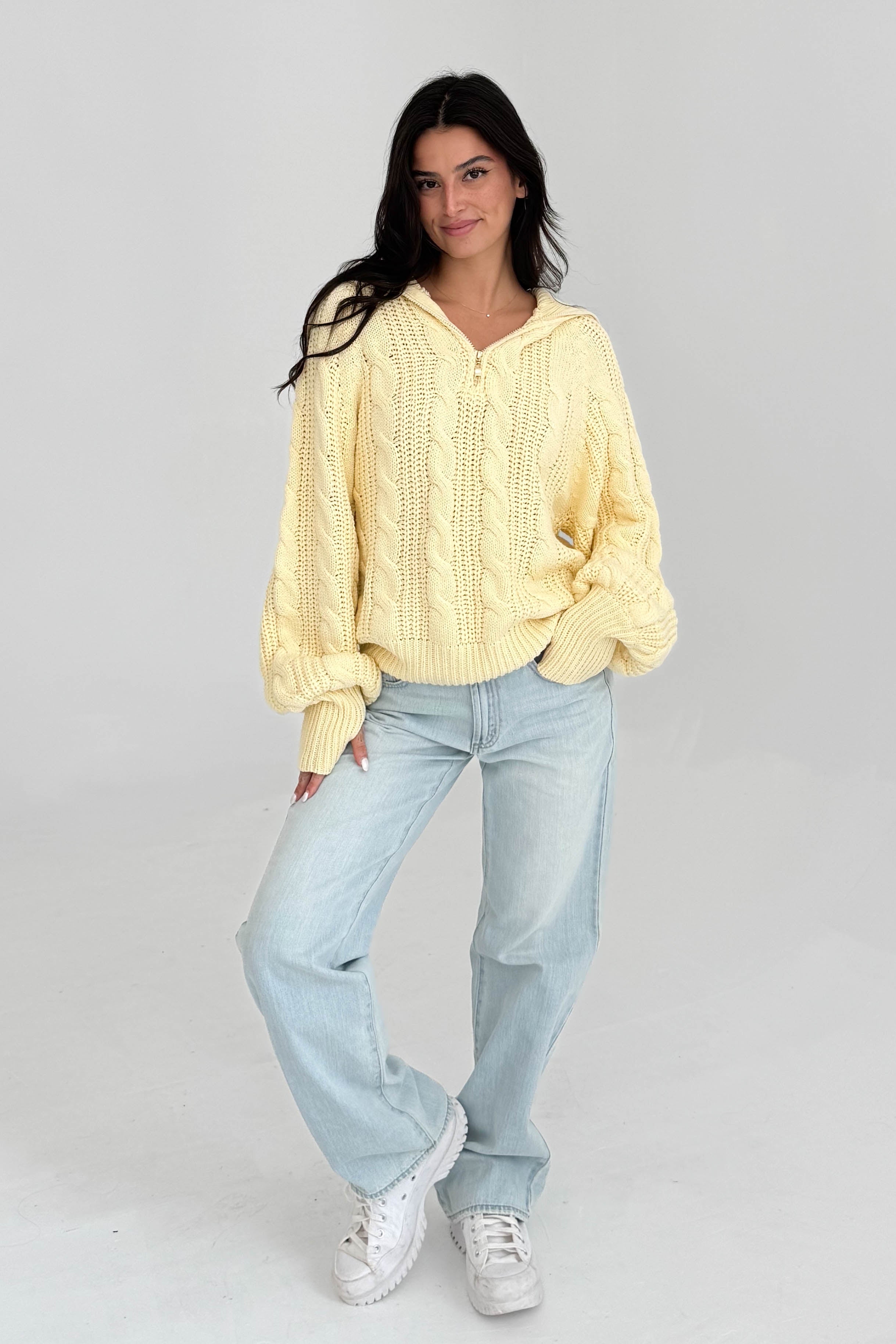 Liana | Weicher Quarter-Zip Pullover