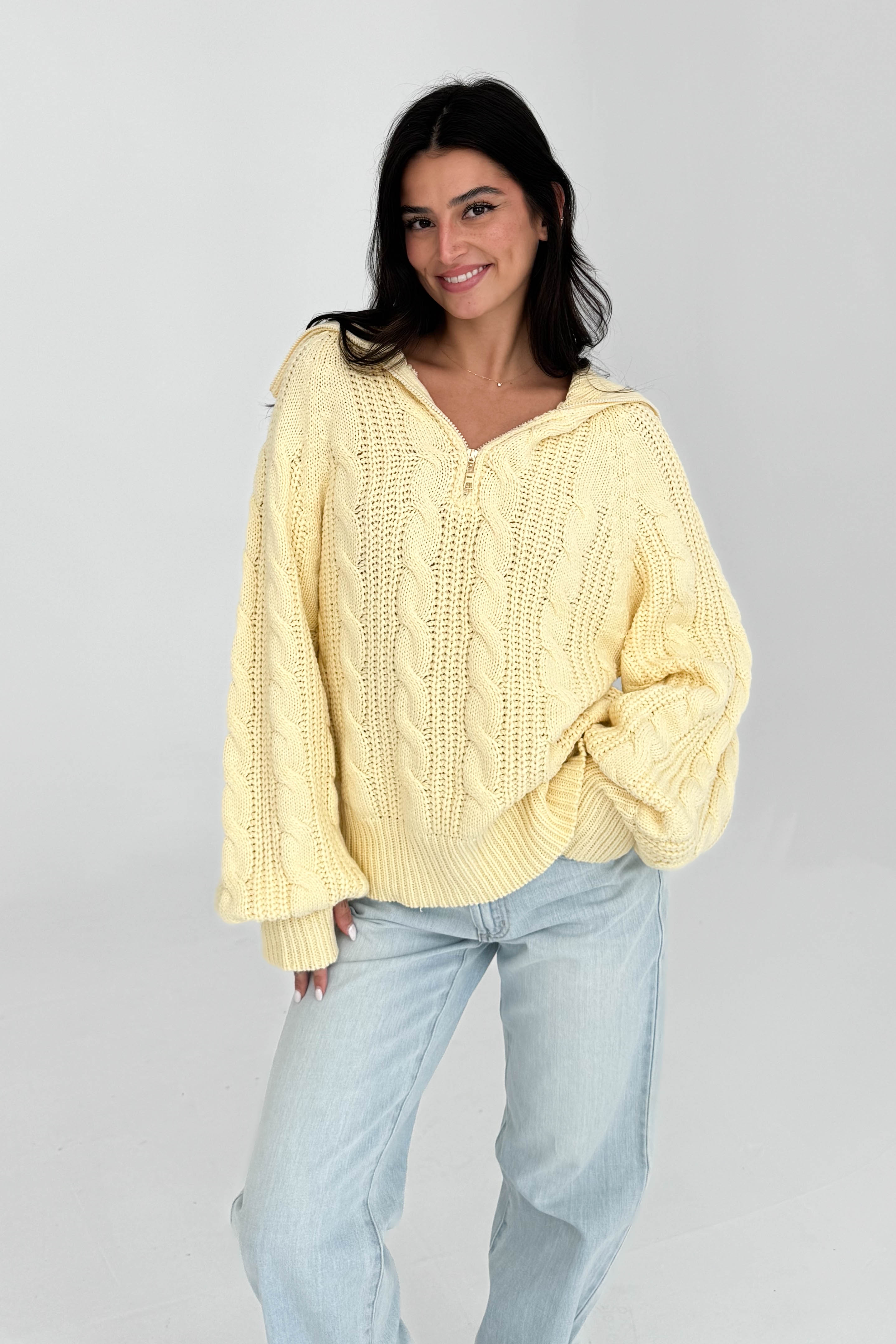 Liana | Weicher Quarter-Zip Pullover