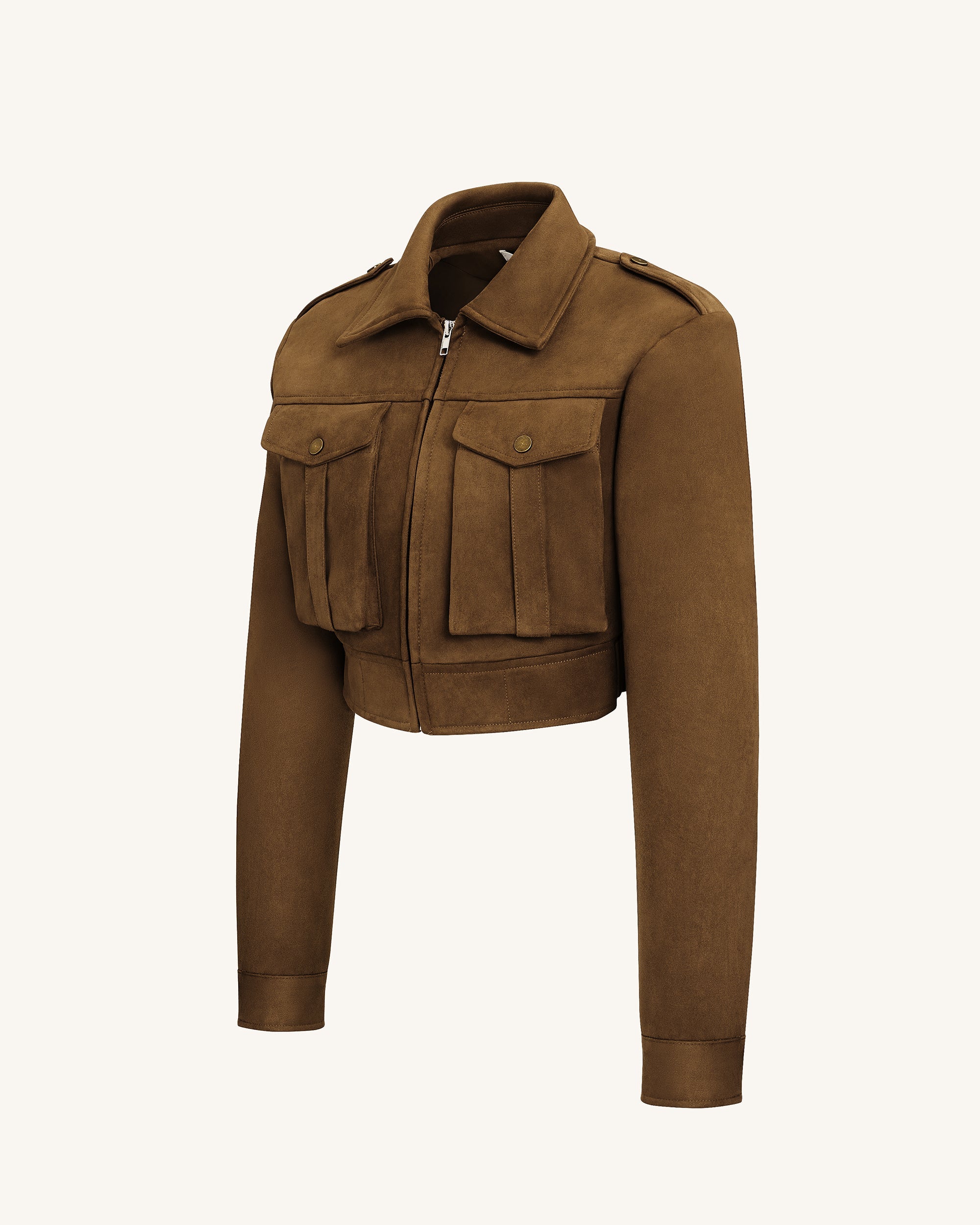 Bianca | Damenjacke aus Kunstwildleder, elegant & modern