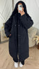 Amica | Lange Steppjacke mit hohem Kragen