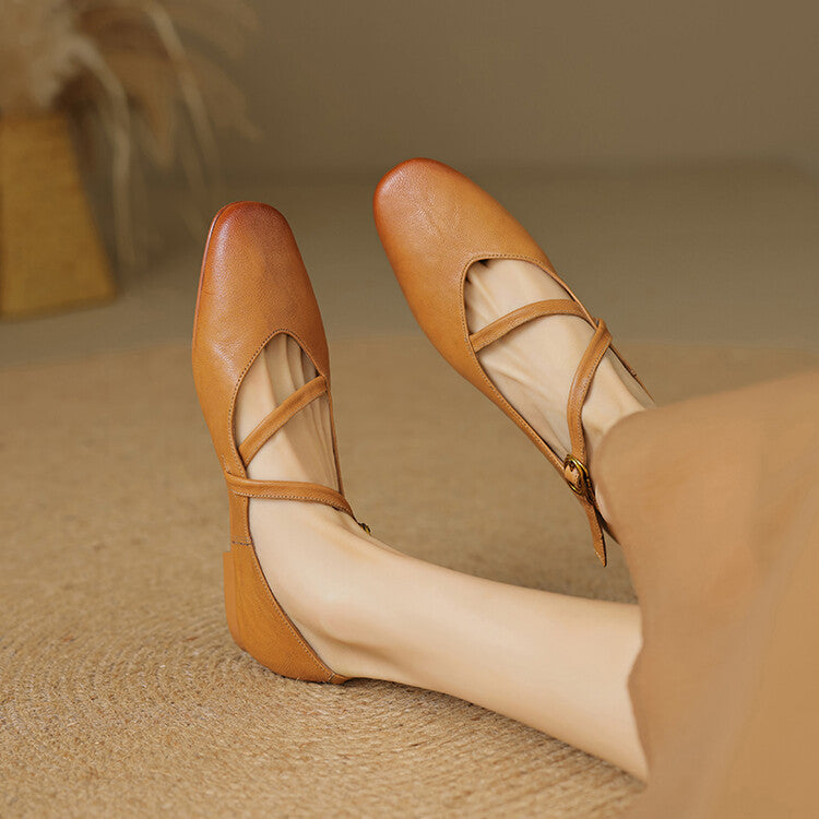 Ellie | Klassische Damenschuhe aus Leder