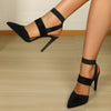 Shense | Stilettos mit elastischem Riemen