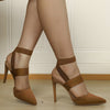 Shense | Stilettos mit elastischem Riemen