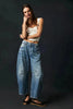 Clarise | Weite Damenjeans im Winterstil