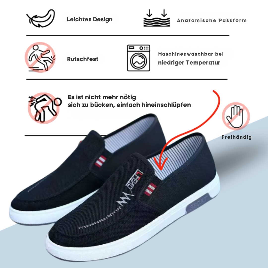 Kristo | Urban Canvas Schuhe mit gestreiftem Innenfutter