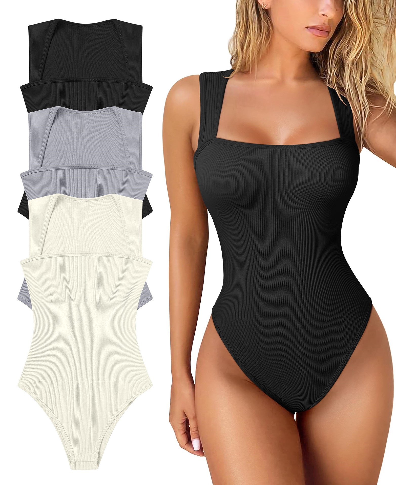 Arjane | Ärmelloser figurformender Body für Damen