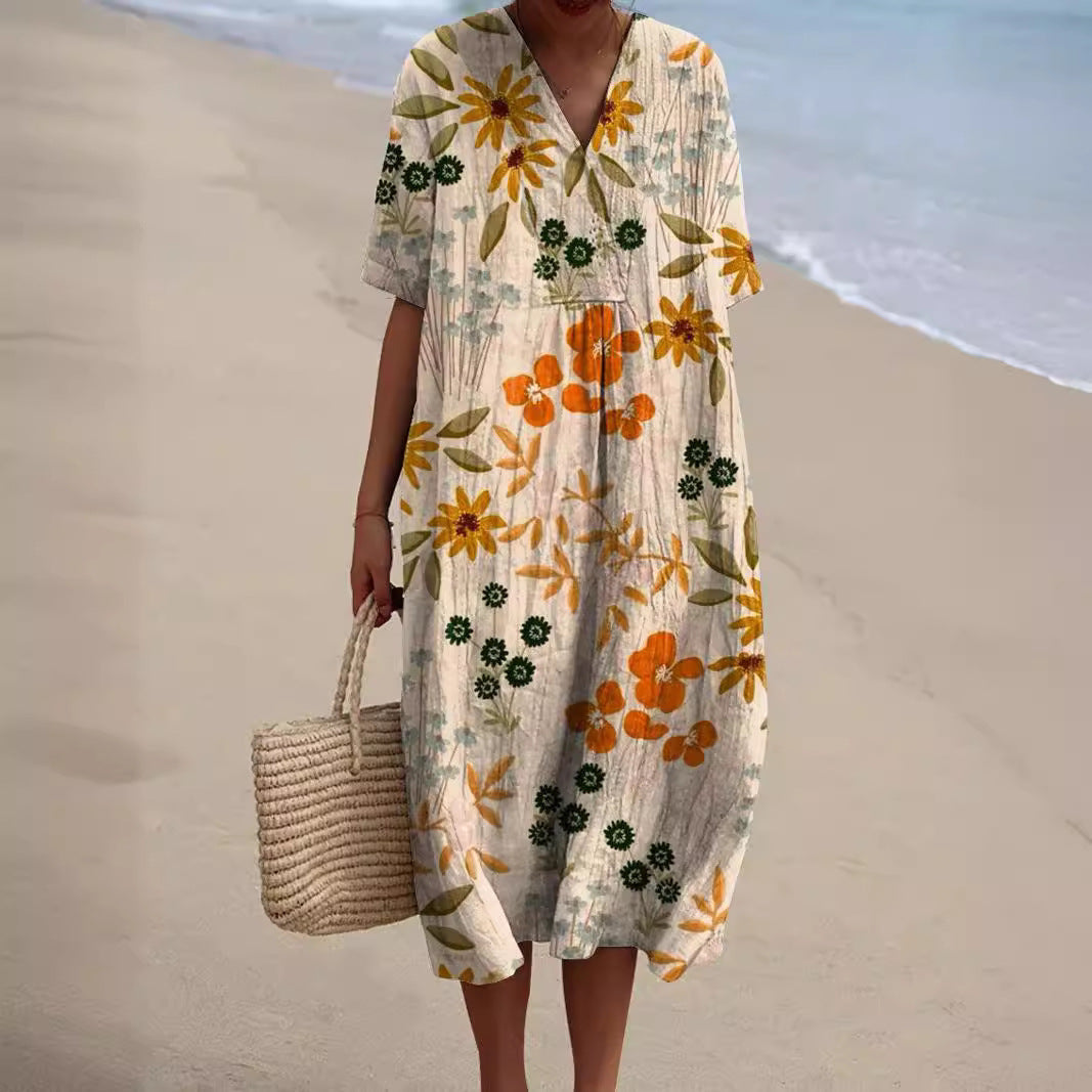 Pearl | Kleid mit Blumenmuster