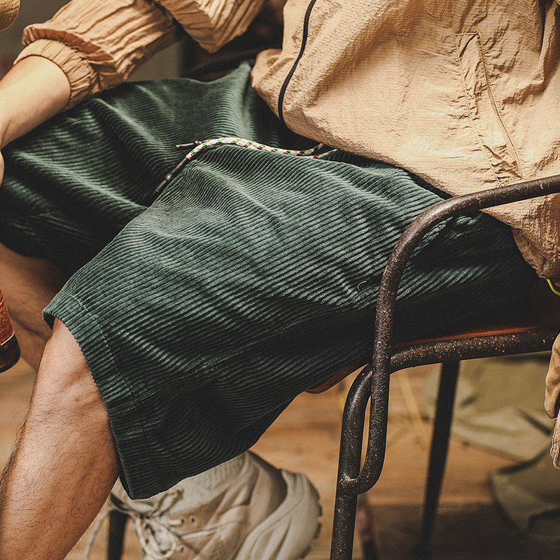 Kurt | Retro Cordsamt Shorts für Männer