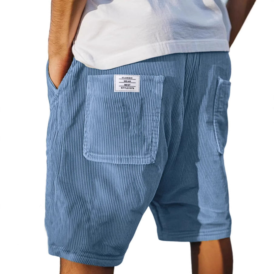 Jonny | Bequeme Velours-Shorts