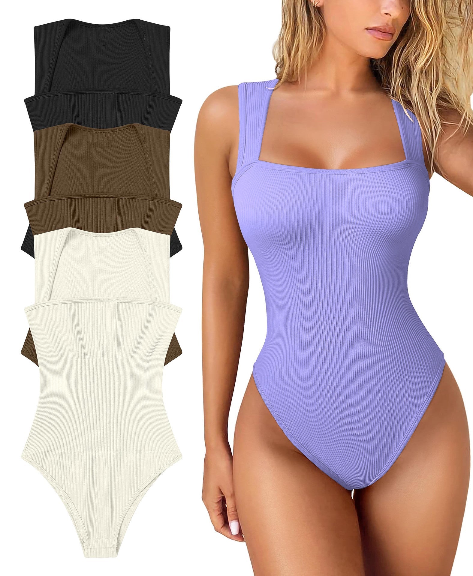 Arjane | Ärmelloser figurformender Body für Damen
