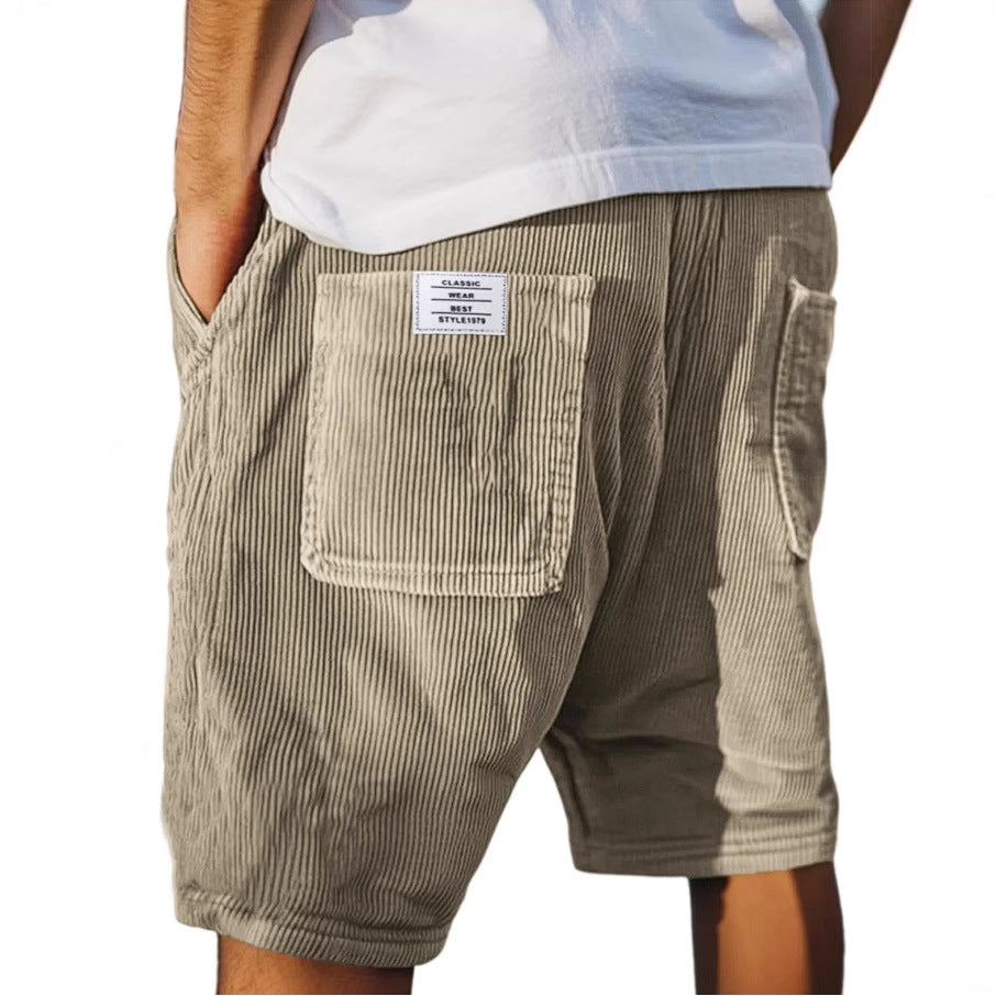 Jonny | Bequeme Velours-Shorts