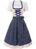 Stilvolles Midi Dirndl Kleid für Damen zum Oktoberfest