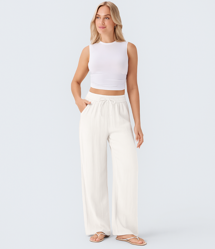 Lissa | Luftige Leinenhose mit elegantem Schnitt