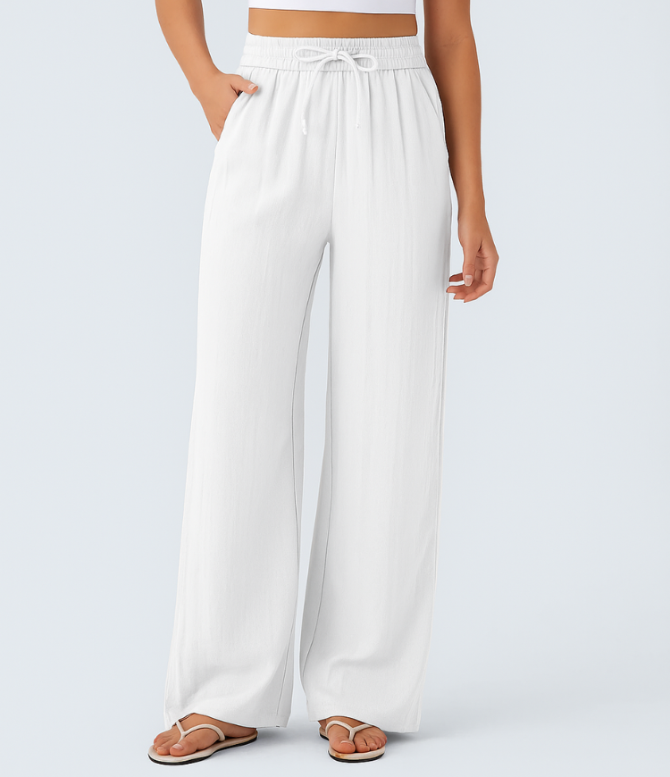 Lissa | Luftige Leinenhose mit elegantem Schnitt