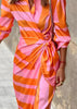 Tonya | Feminines Wickelkleid mit stilvollem Muster