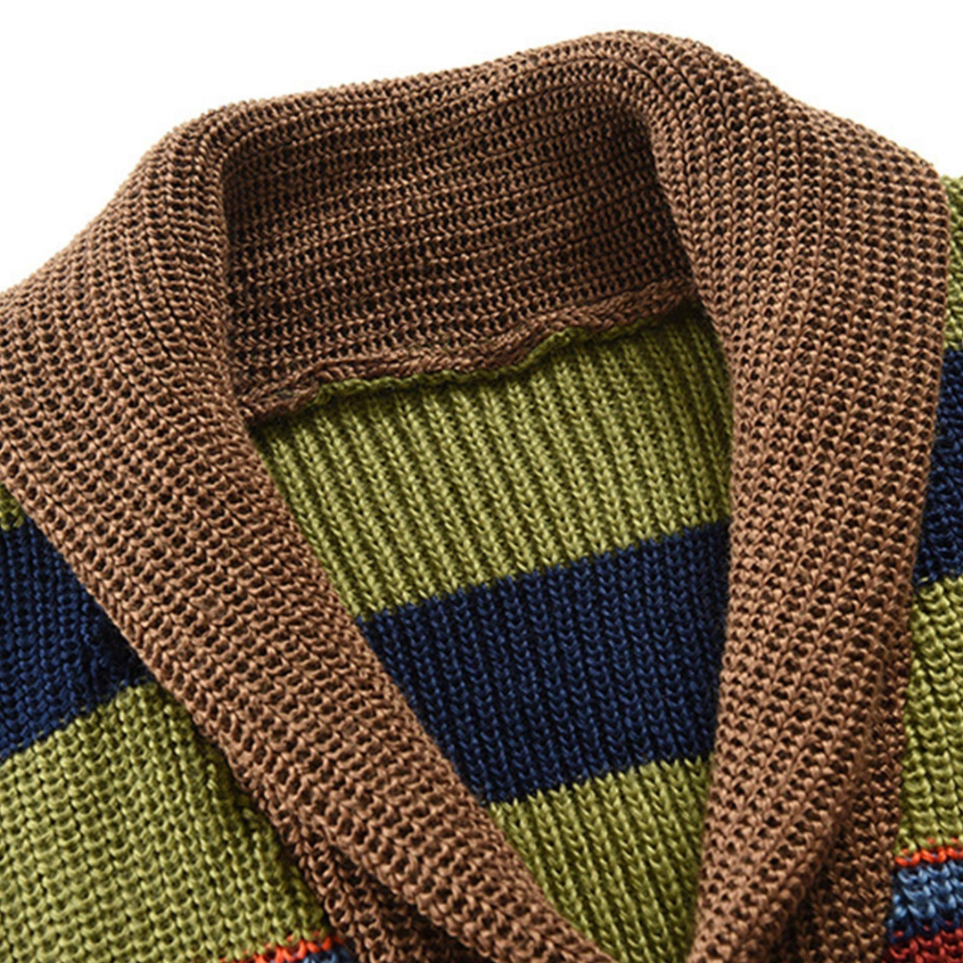 Gerhard™ | Premium Farbiger und Bequemer Woll-Cardigan für Jede Gelegenheit