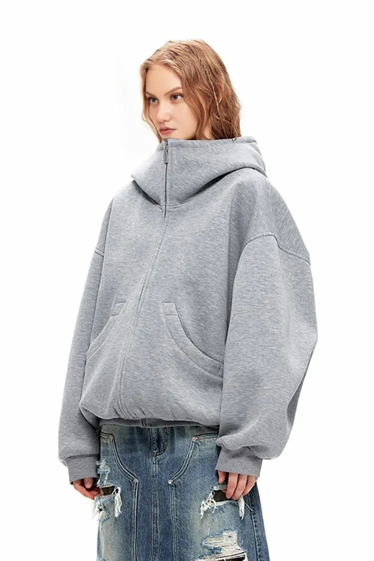 Malena | Oversized-Hoodie mit Reißverschluss