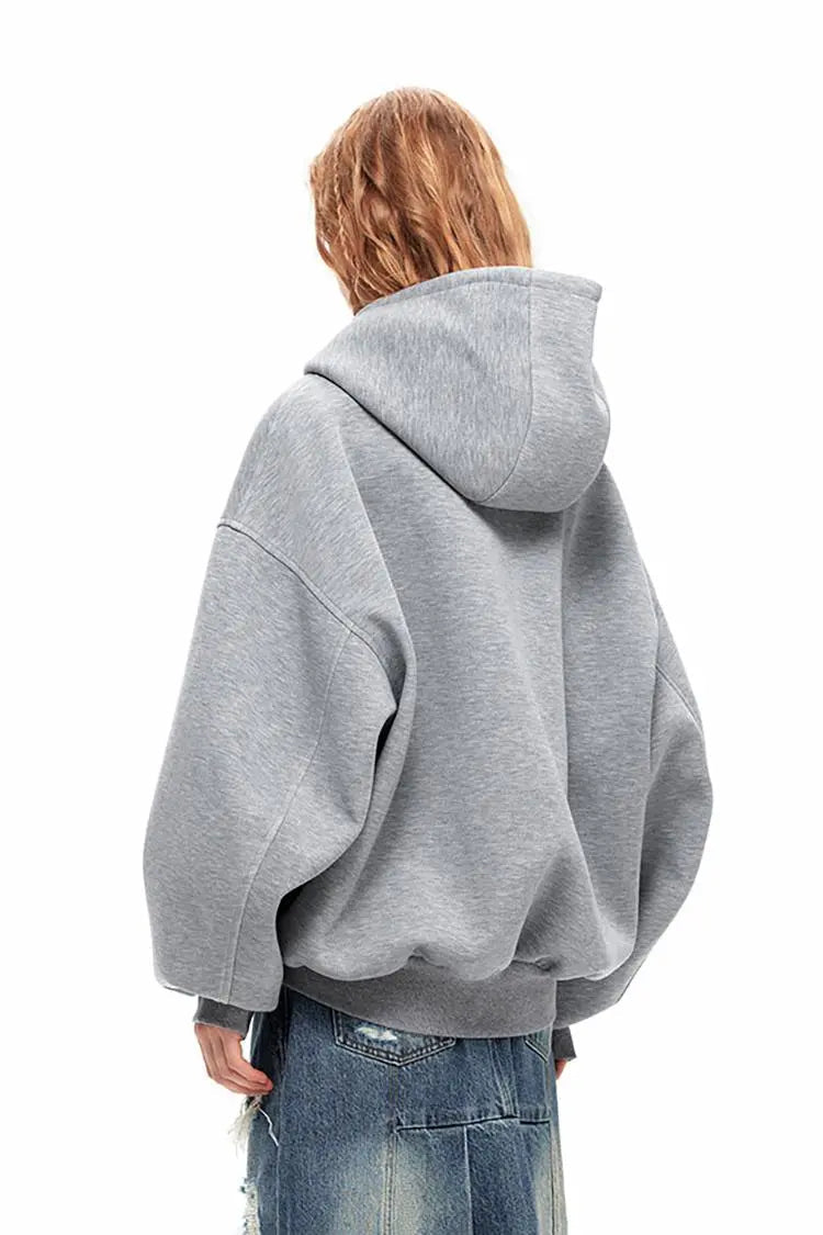 Malena | Oversized-Hoodie mit Reißverschluss
