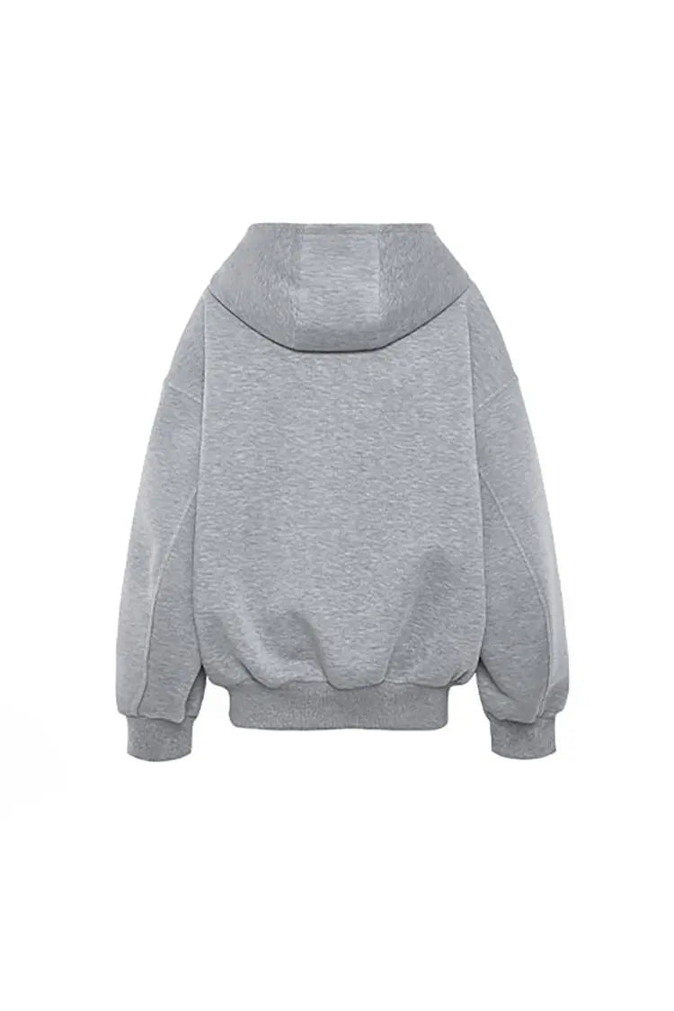 Malena | Oversized-Hoodie mit Reißverschluss