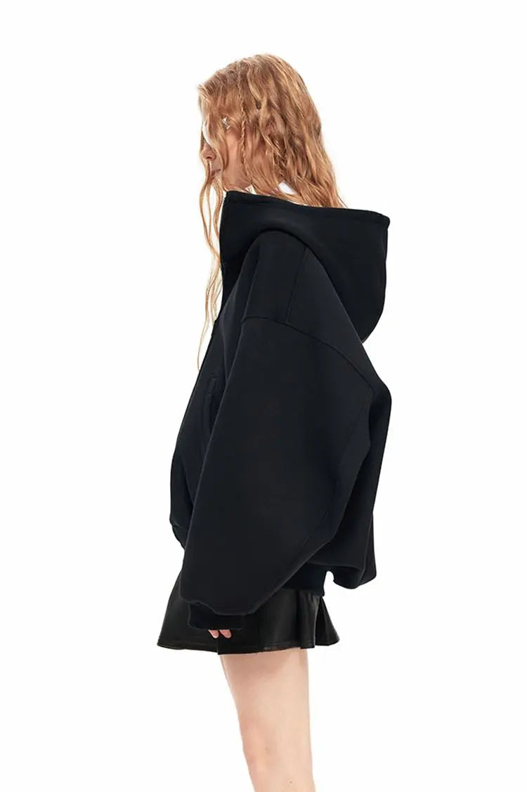 Malena | Oversized-Hoodie mit Reißverschluss