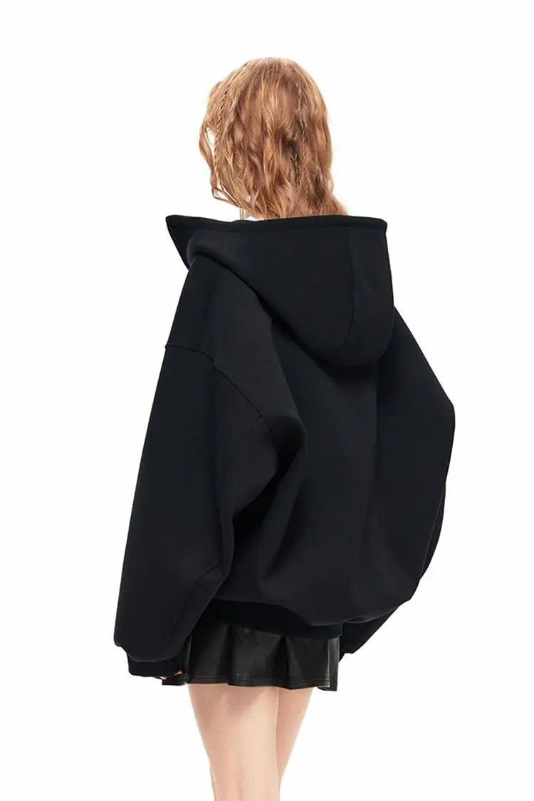 Malena | Oversized-Hoodie mit Reißverschluss