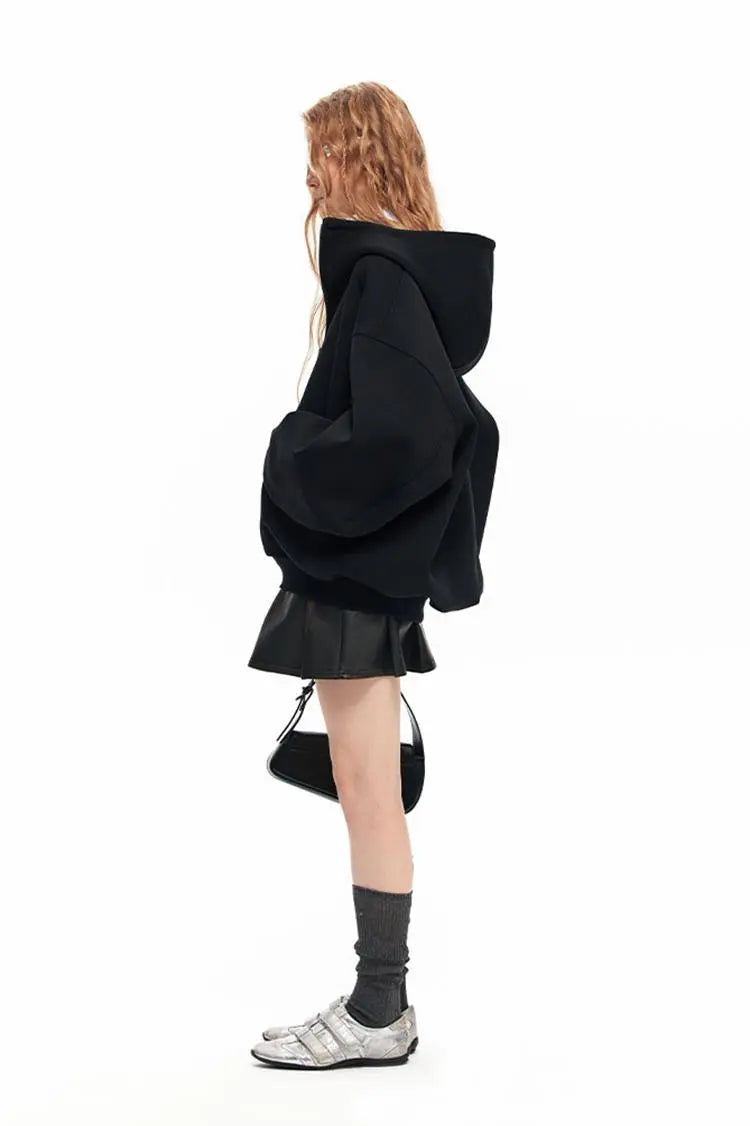 Malena | Oversized-Hoodie mit Reißverschluss