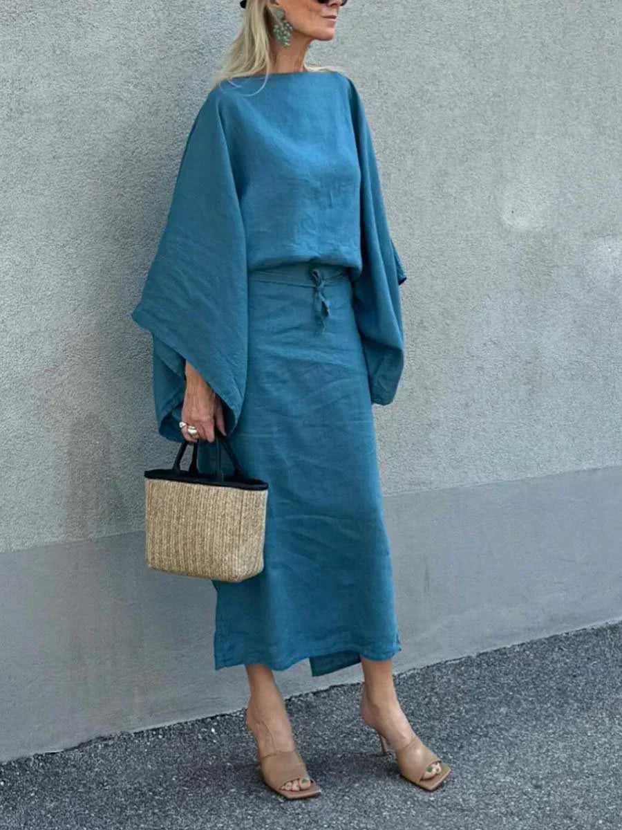 Riley | stilvolles Kimono-Kleid mit fließendem Design
