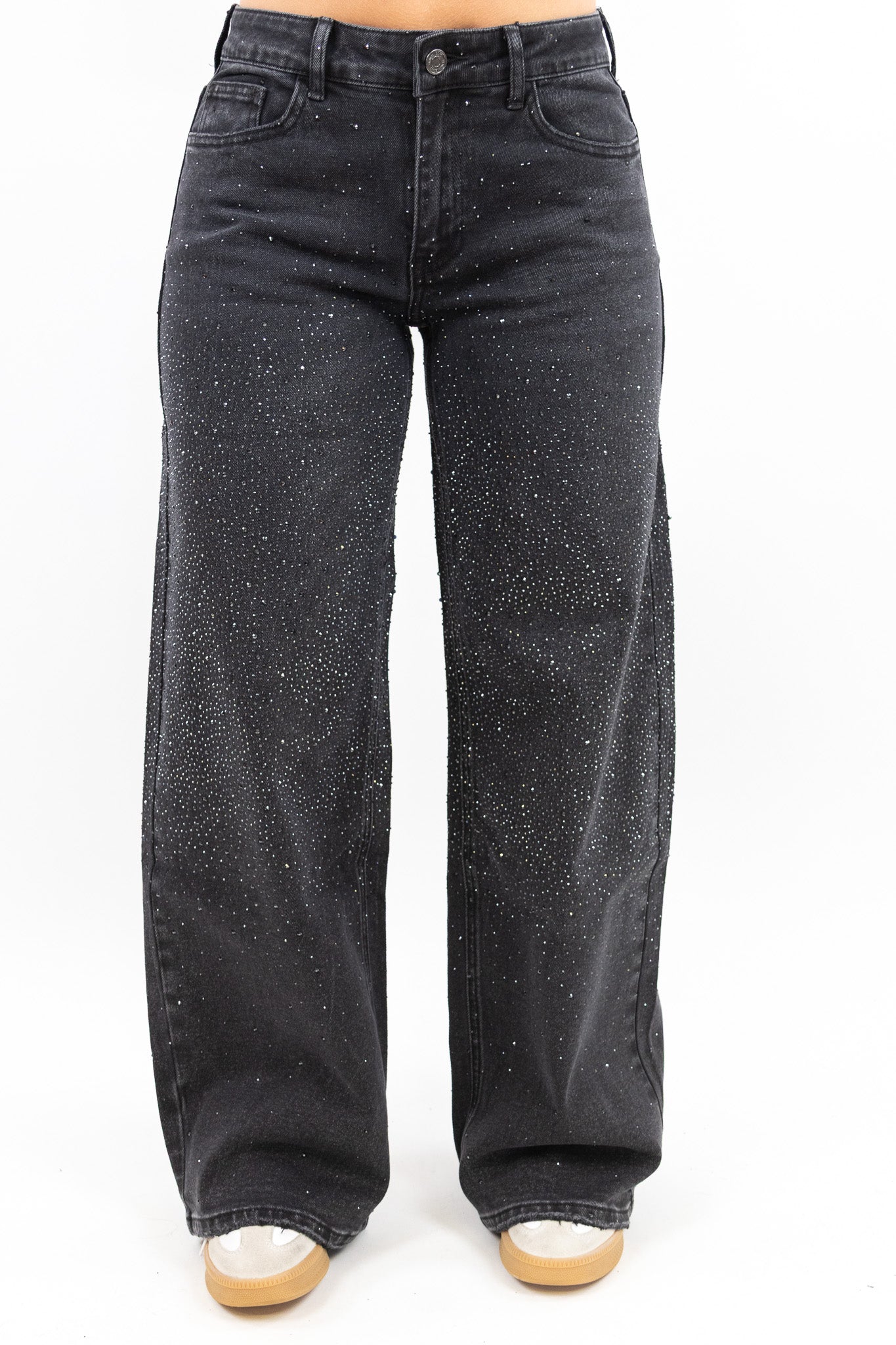 Eria | Glitzernde Baggy-Jeans