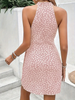 Bleu | Neckholder-Krawatten Sommerkleid