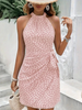 Bleu | Neckholder-Krawatten Sommerkleid