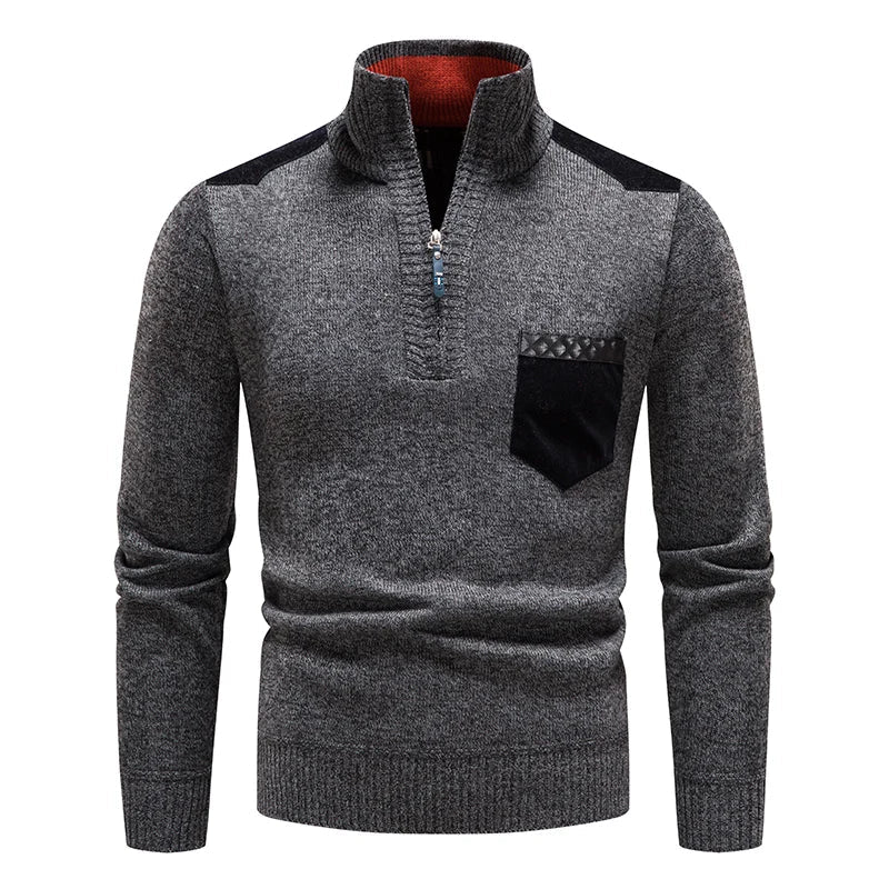 Anthony | Herren-Fleecepullover mit Reißverschluss