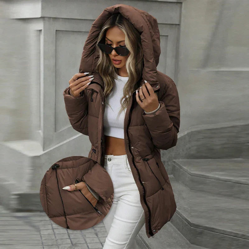 Alaia | Modischer Mantel mit warmem Futter für Damen