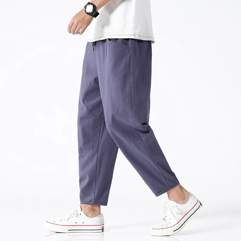 Joha | Leinen-Cropped-Hose