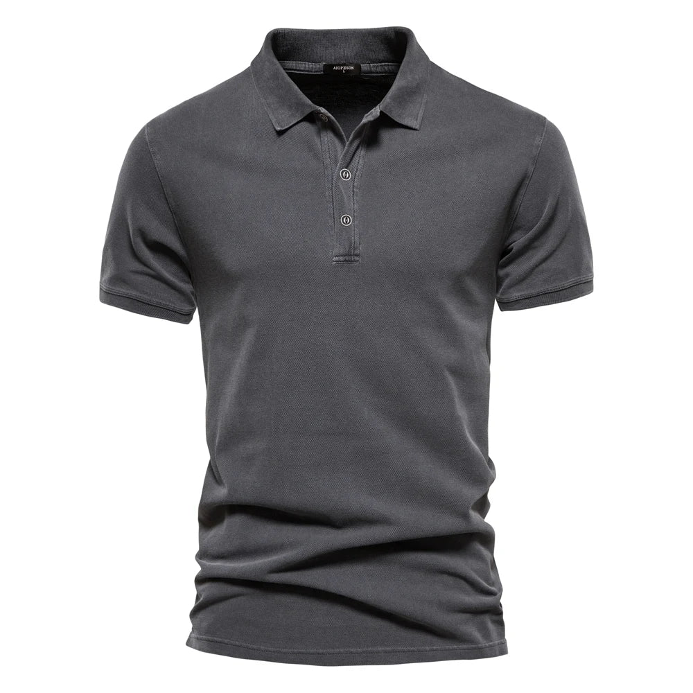 Klein | Lässiges Herren-Poloshirt aus Baumwolle