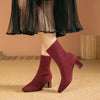 Sona™ - Elegante Stiefel mit hohem Absatz - Bottine - Rot / 35