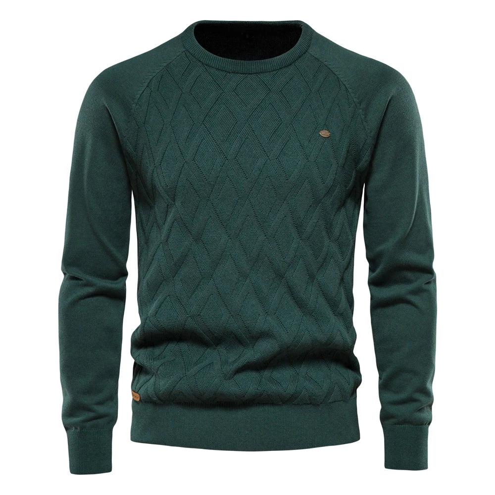 Beloy | Eleganter Herrenpullover mit Rautenmuster