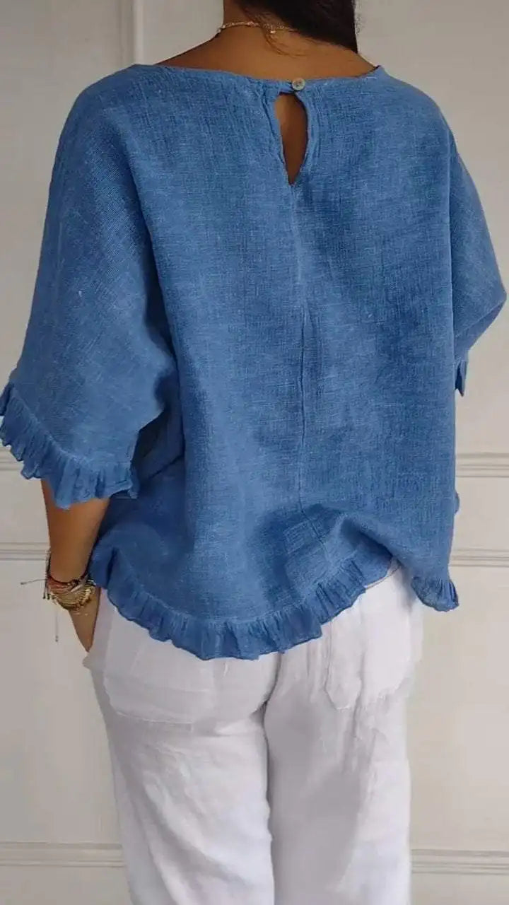 Quinn | elegantes Leinenoberteil für entspannte Tage