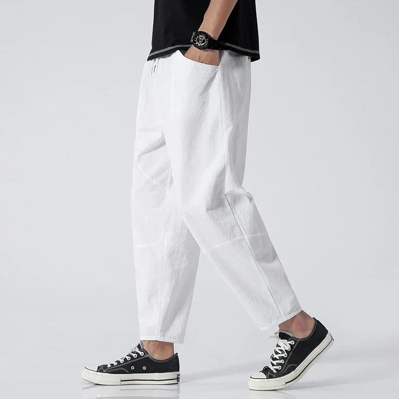 Joha | Leinen-Cropped-Hose