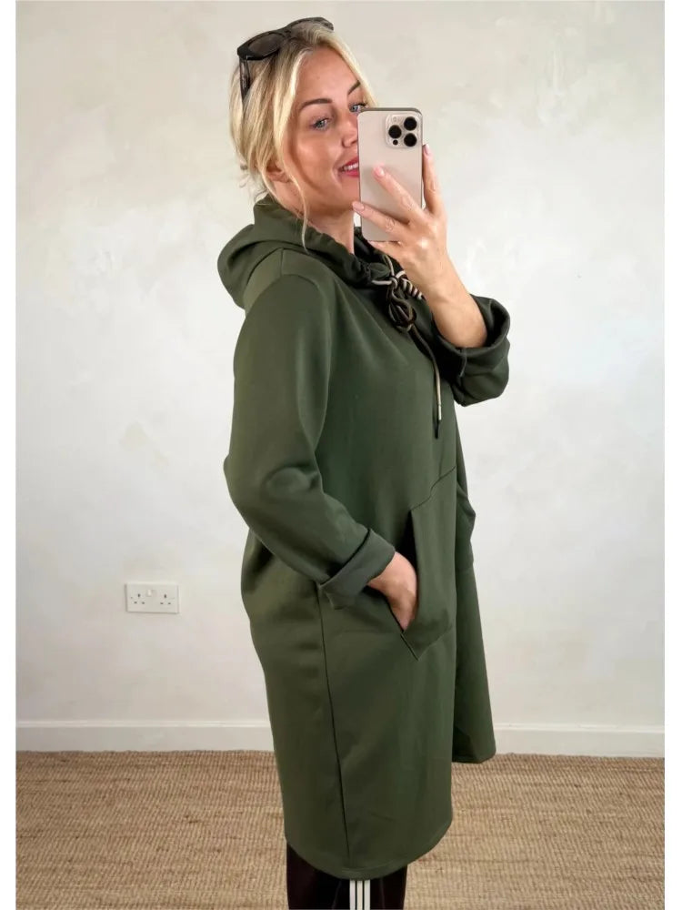 Thalia | Damenkleid mit Kapuze